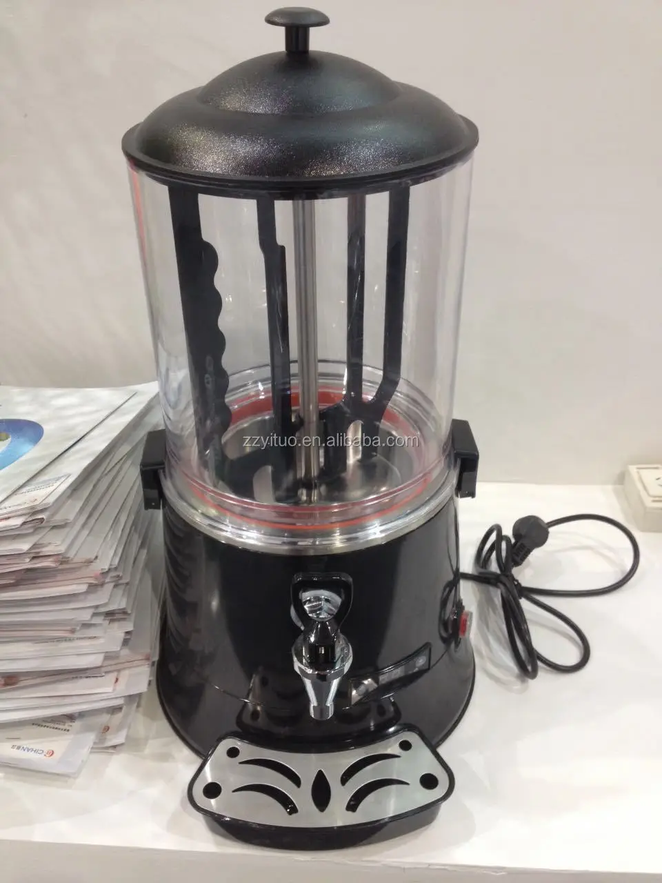 NEW 10L Commercial Hot Chocolate Machine Maker Beverage Warmer Champurrado