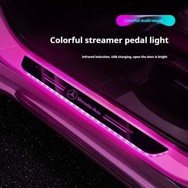 Mercedes LED Door Sill Lights 1