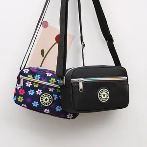 Oxford Cloth Women's Crossbody Bag Cloth Casual Backpack Messenger Nylon Canvas Bag Shoulder Middle-aged Mother Handbag