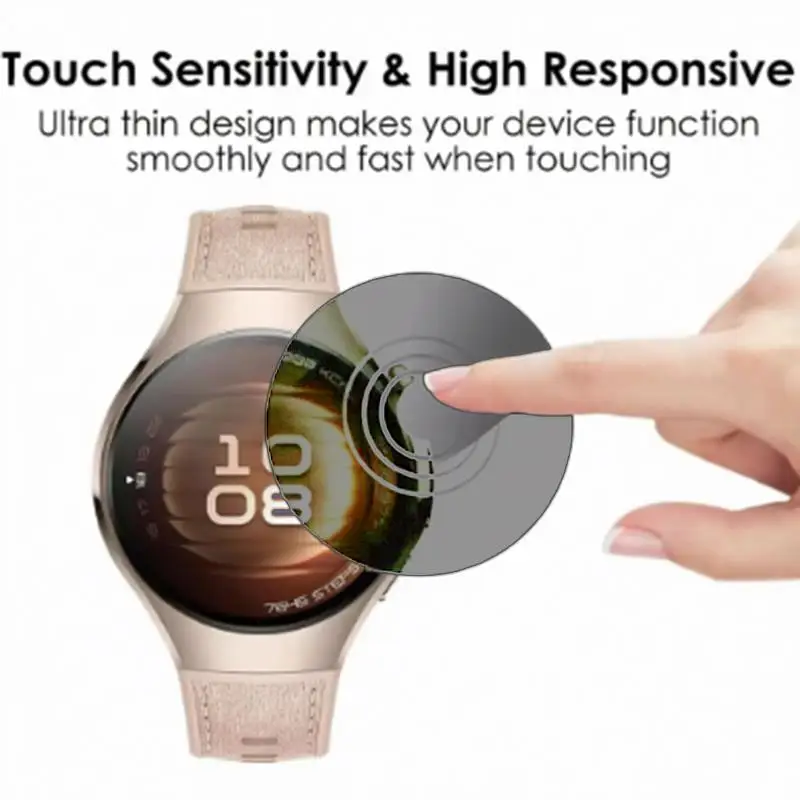 Privacy Hydrogel Film Screen Protector for Smartwatches (3-4 Pack)