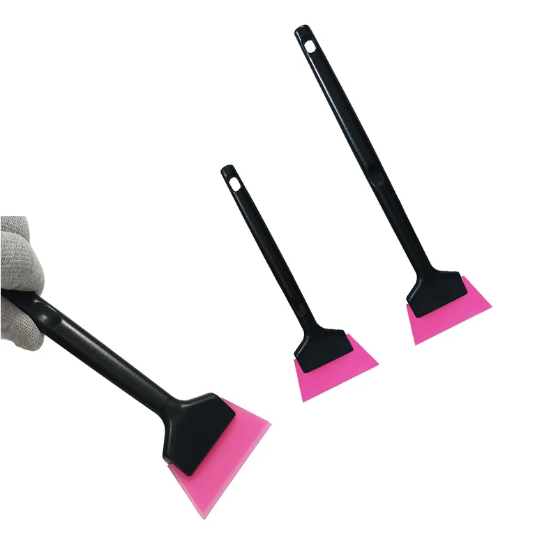 Mini Window Tint Squeegee Car Windshield Glass Quarter Wiper Soft Rubber Blade Corner Film Installation Scraper
