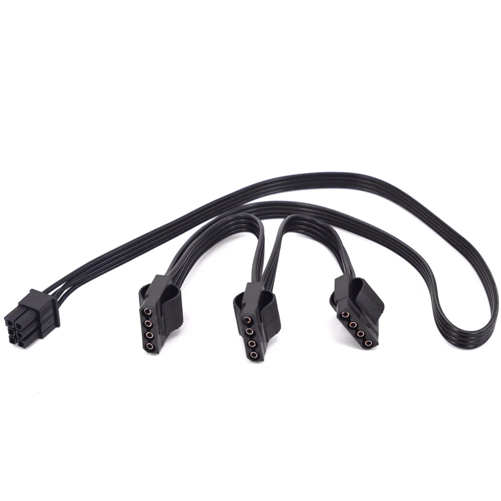 PCI-e 6Pin to 4 SATA 4Pin IDE Molex Power Supply Cable - GPU CARD 8Pin to 6+2Pin for ASUS ROG THOR 1200W 1000W 850W, Compatible with 3080TI Description Image.This Product Can Be Found With The Tag Names 3080 ti power cables, Molex cable 8 pin gpu, Power gpu cable molex, Power supply cable, Sata 8 pin gpu