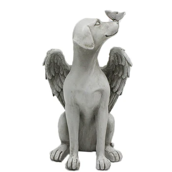 Angel Dog Memorial Statue 1