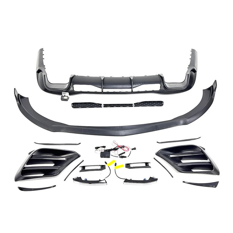 

Body Kits For Benz W223 S-class Upgrade Bra Bus Style Front Bumper Lip Rear Diffuser Tips Spoilercar accesorries