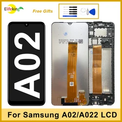 Écran OLED 6.5 pour Samsung Galaxy A02 A022 écran LCD SM-A022M A022F A022G écran tactile numériseur assemblée remplacer les pièces de réparation de téléphone