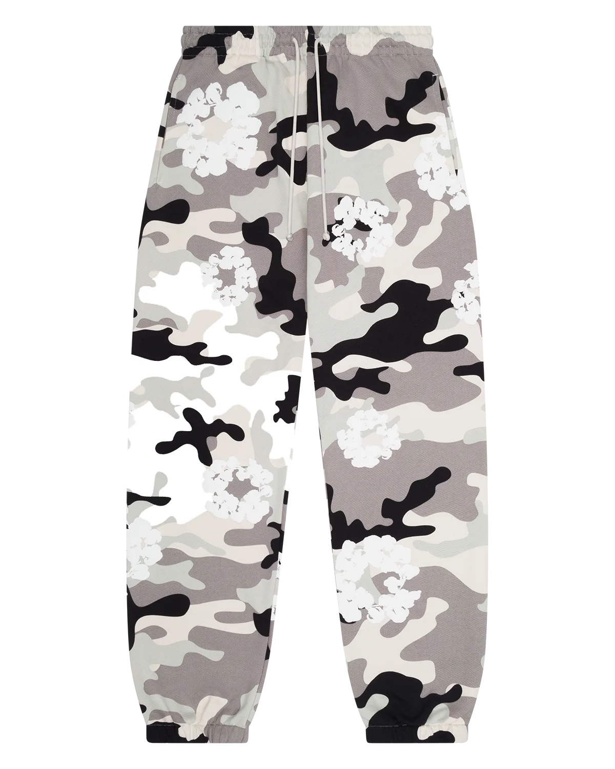 New Men's Quick-drying Trousers American Trend Fashion Kapok Printing Casual Breathable Sweat-absorbing Street Y2K Trousers