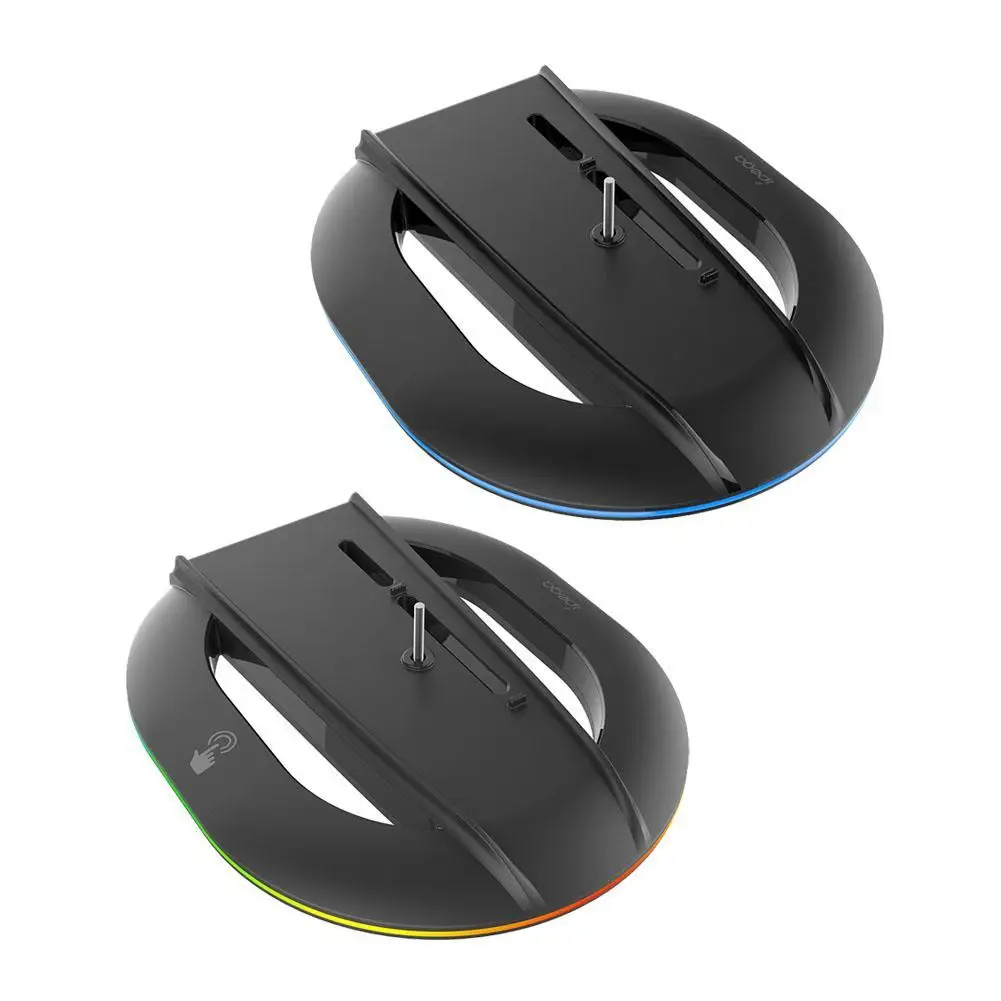 PS5 슬림 콘솔용 RGB 수직 스탠드, LED 베이스 브래킷, 플레이스테이션 5 슬림 디스크 및 디지털 에디션 (조명 포함 또는 미포함)