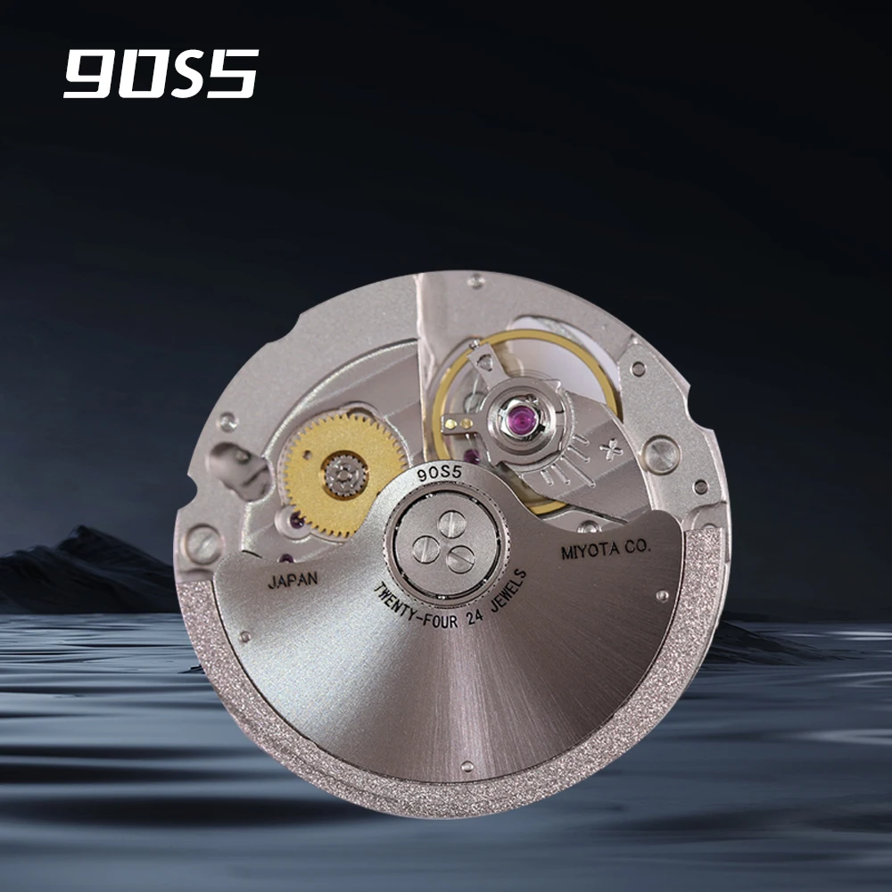 Japan 24 Jewels Watch Movement Automatic Mechanical Movemen 3-Handt For Miyota 90S5 Mechanical Movement Replace Parts