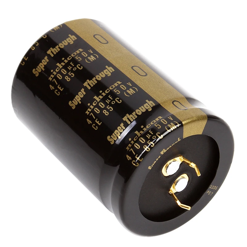 2025 heißer Verkauf 4700 Uf/50 V 50 V4700 UF Nichicon KG Super Through Audio-Elektrolytkondensator Vergoldeter Fuß – Detail 1