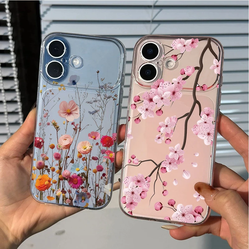 Luxury Floral TPU Phone Case - Elegant and Durable Design
