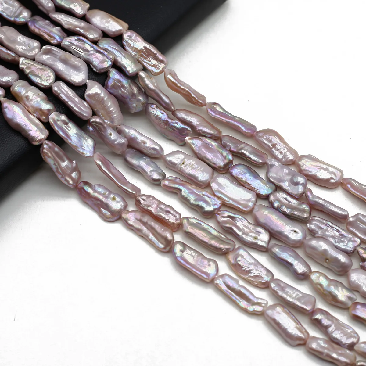 Natural Freshwater Pearls Beads Purple Pipa Baroque Spacer Bead for Jewelry Making Supplies Diy Women Necklace Bracelet Earrings