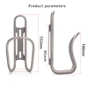Ultralight Titanium Bicycle Water Bottle Cage  Bottle Holder MTB Road Bike Bottle Bracket Bottle Rack Holder 4