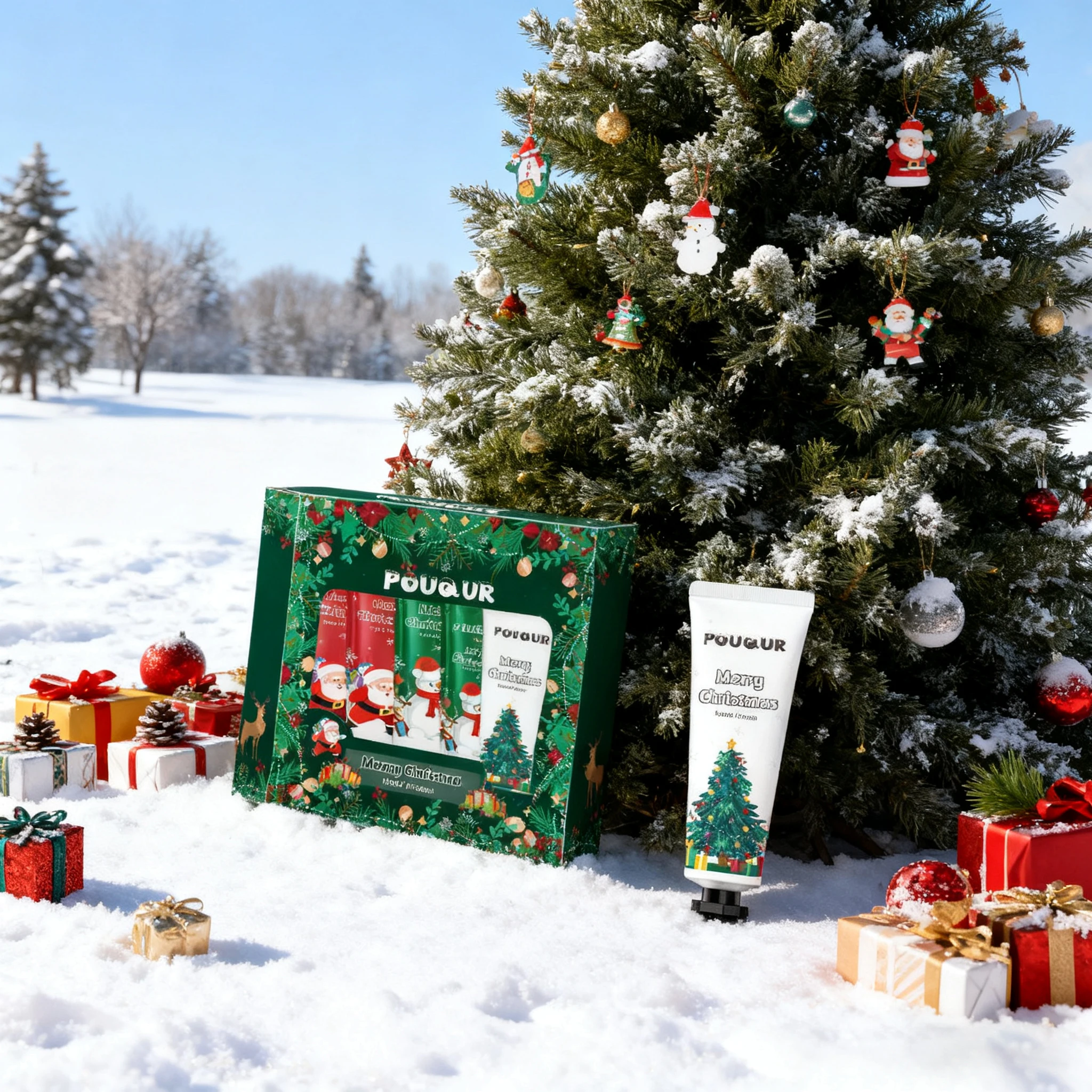 Christmas Hand Cream Sets 5pcs/Set Moisturizing Nourishing Skin Care