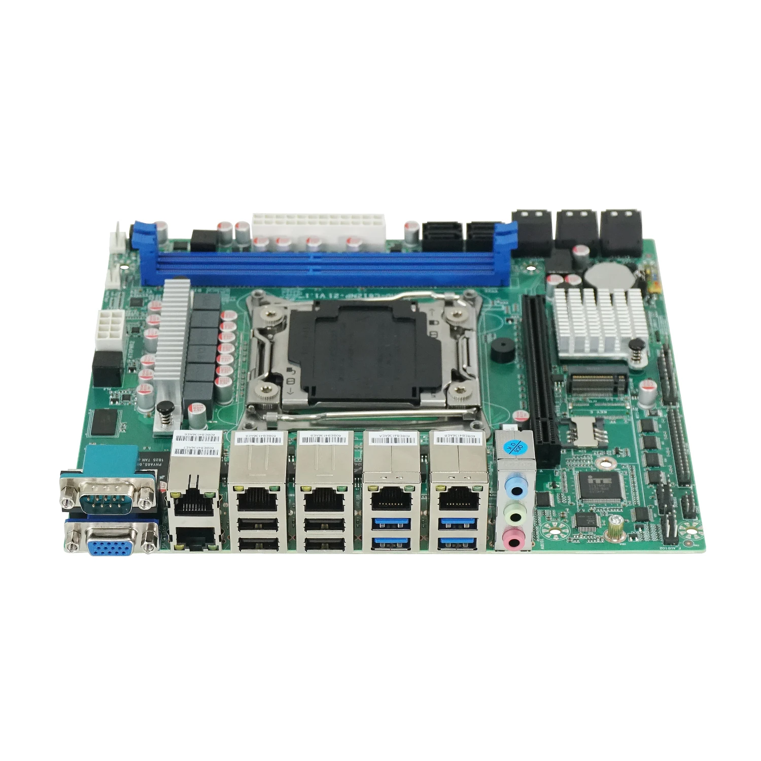 BKHD NAS X99  ޺ ITX LGA2011 C612, NAS   6x 2.5GbE I226 10xSATA  ̵   E5-V3 V4