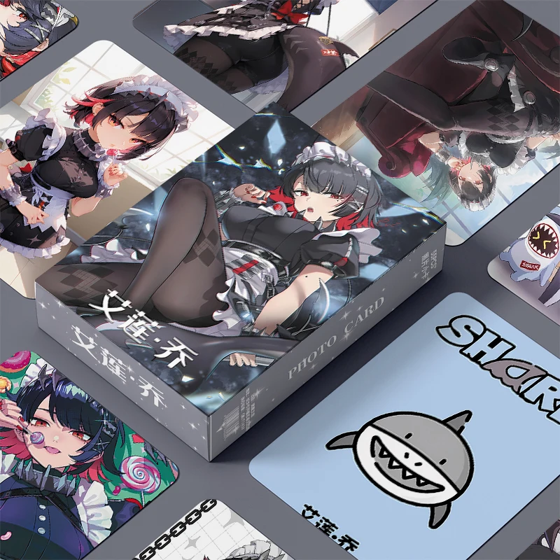 55pcs/Box Zenless Zone Zero Ellen Joe Mini Card Laser Lomo Wallet Card