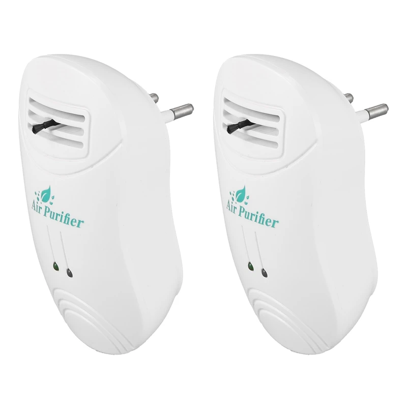 

2X Ionizer Air Purifier For Home Negative Ion Generator Air Cleaner Remove Smoke Dust Home Room Eu Plug
