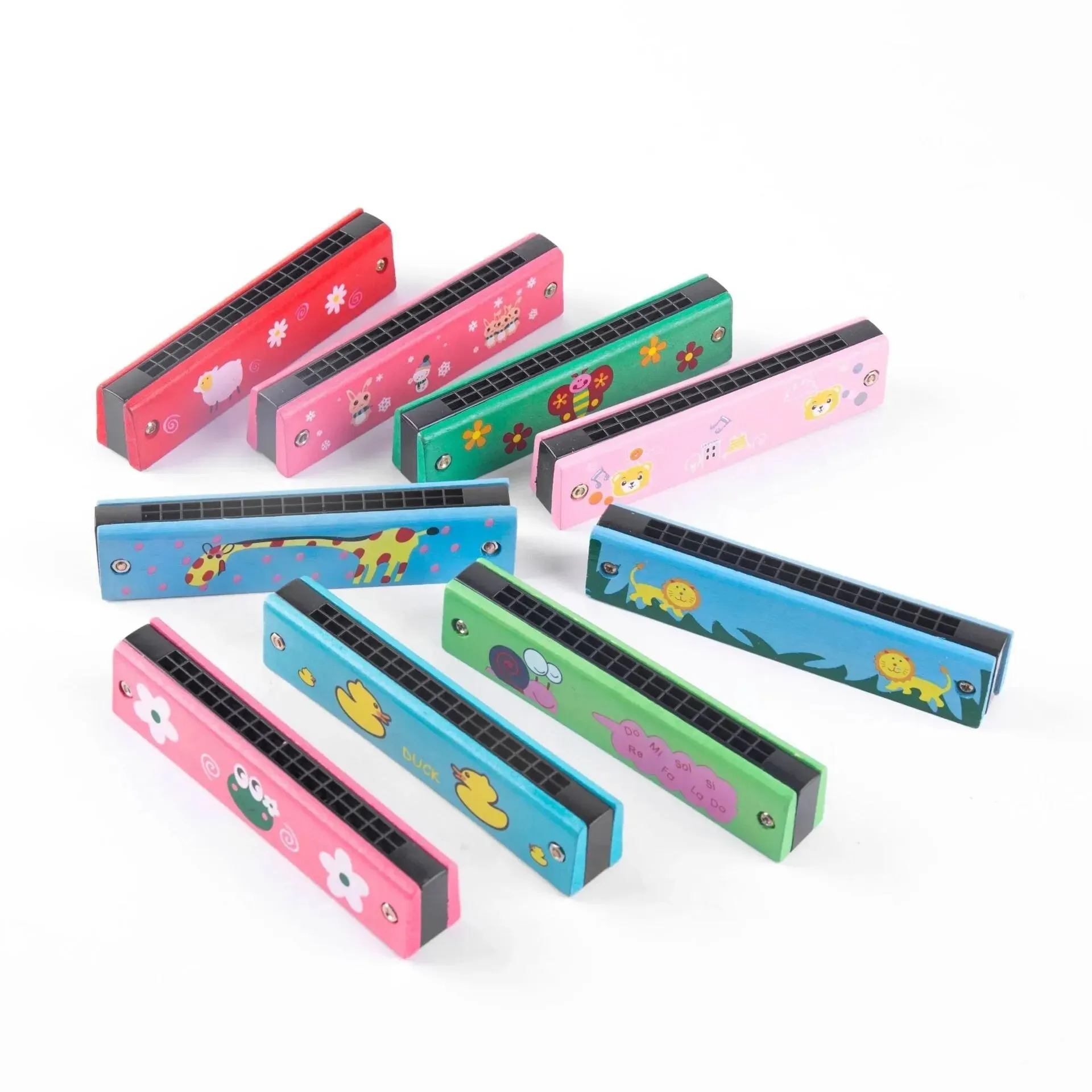 Wooden harmonica (1 random pack)