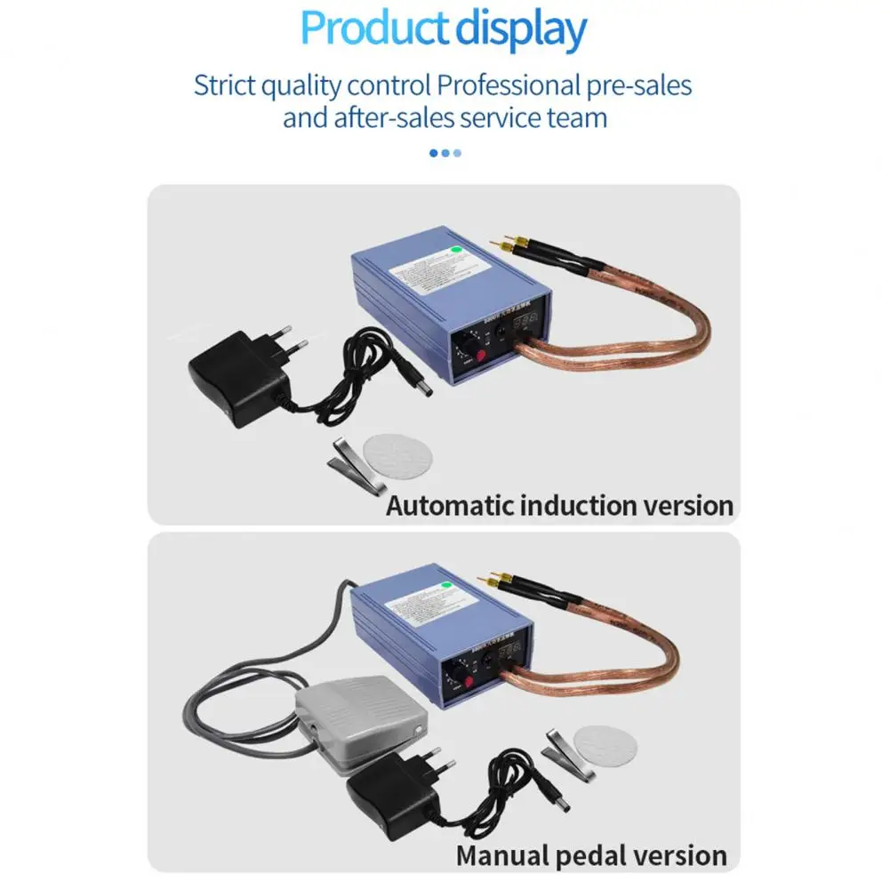 

Detachable Spot Welders Recharageble Battery Welding Excellent 5000W Foot Switch 18650 Battery Pack Welding Tool