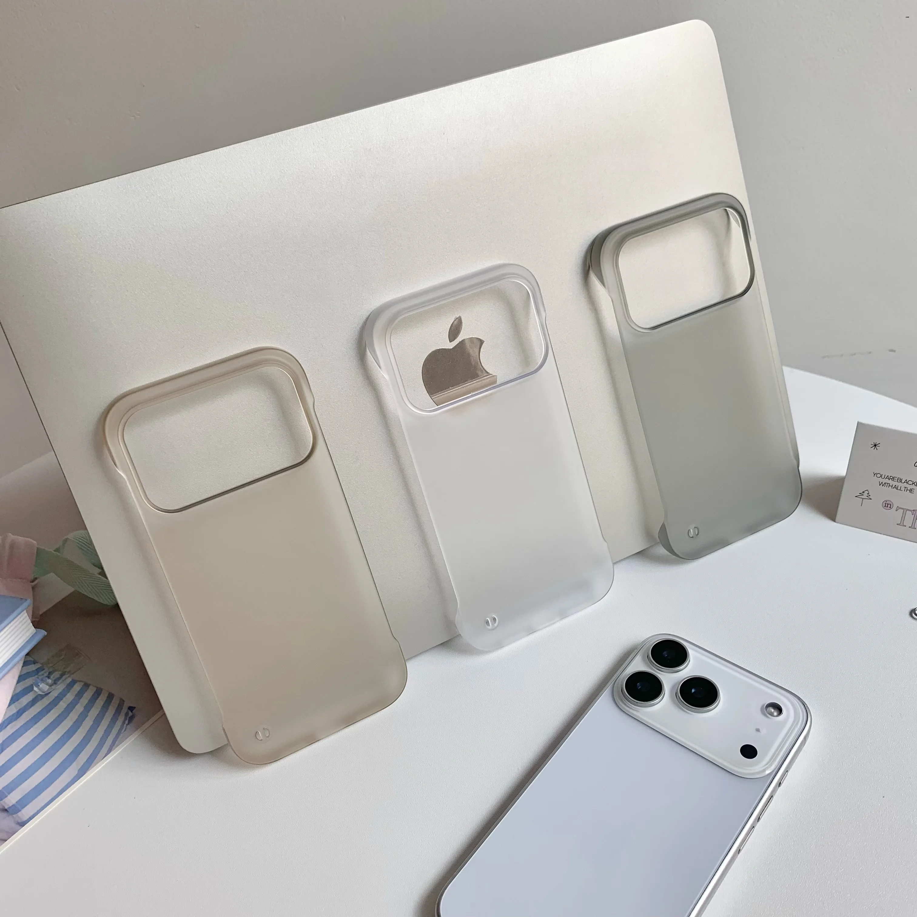Ultra-Thin Frameless Glossy Hard Matte Slim Breathable Case