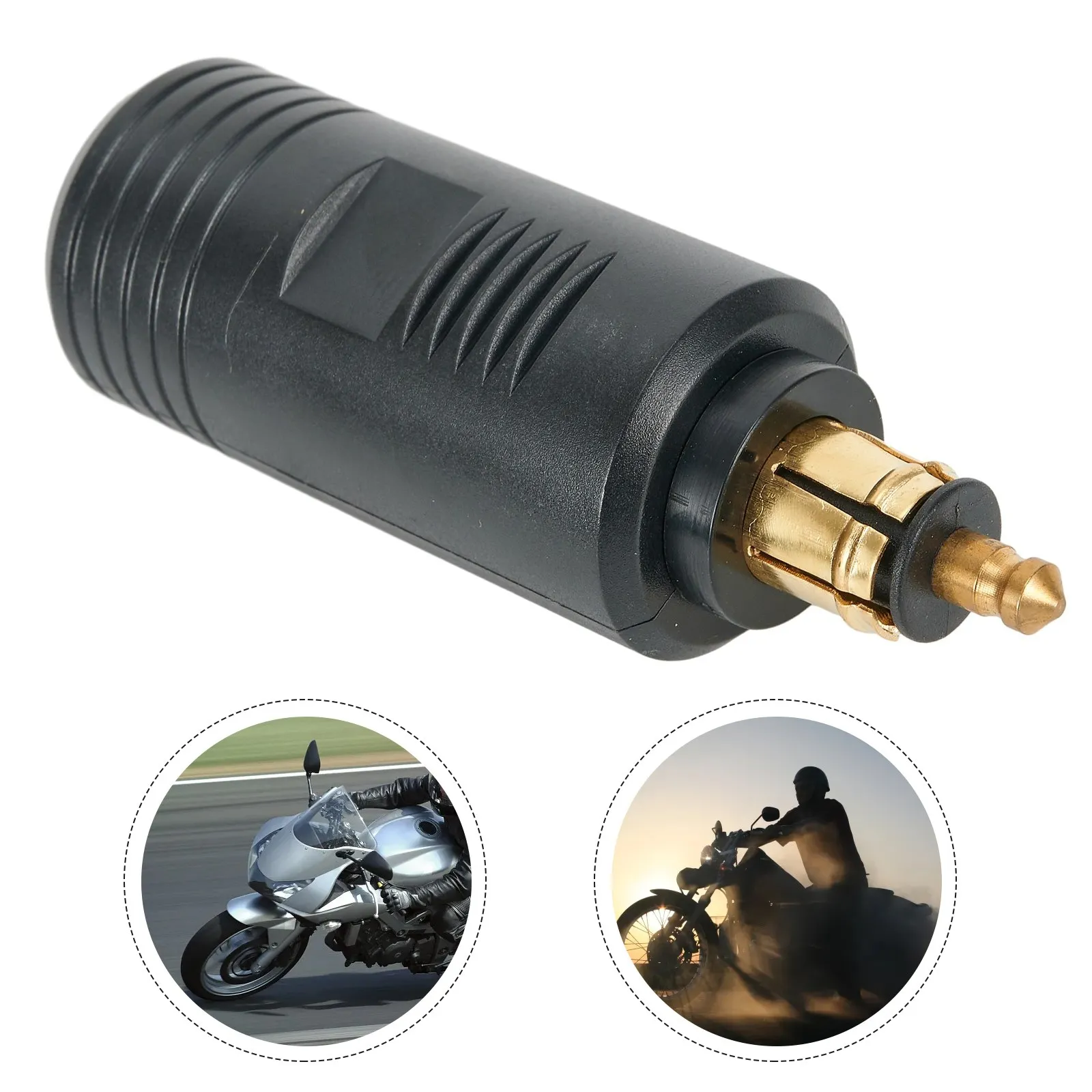 IMESTOU 12V DIN Stecker Adapter - Für Europäische Zigarettenanzünder, Passt Zu BMW