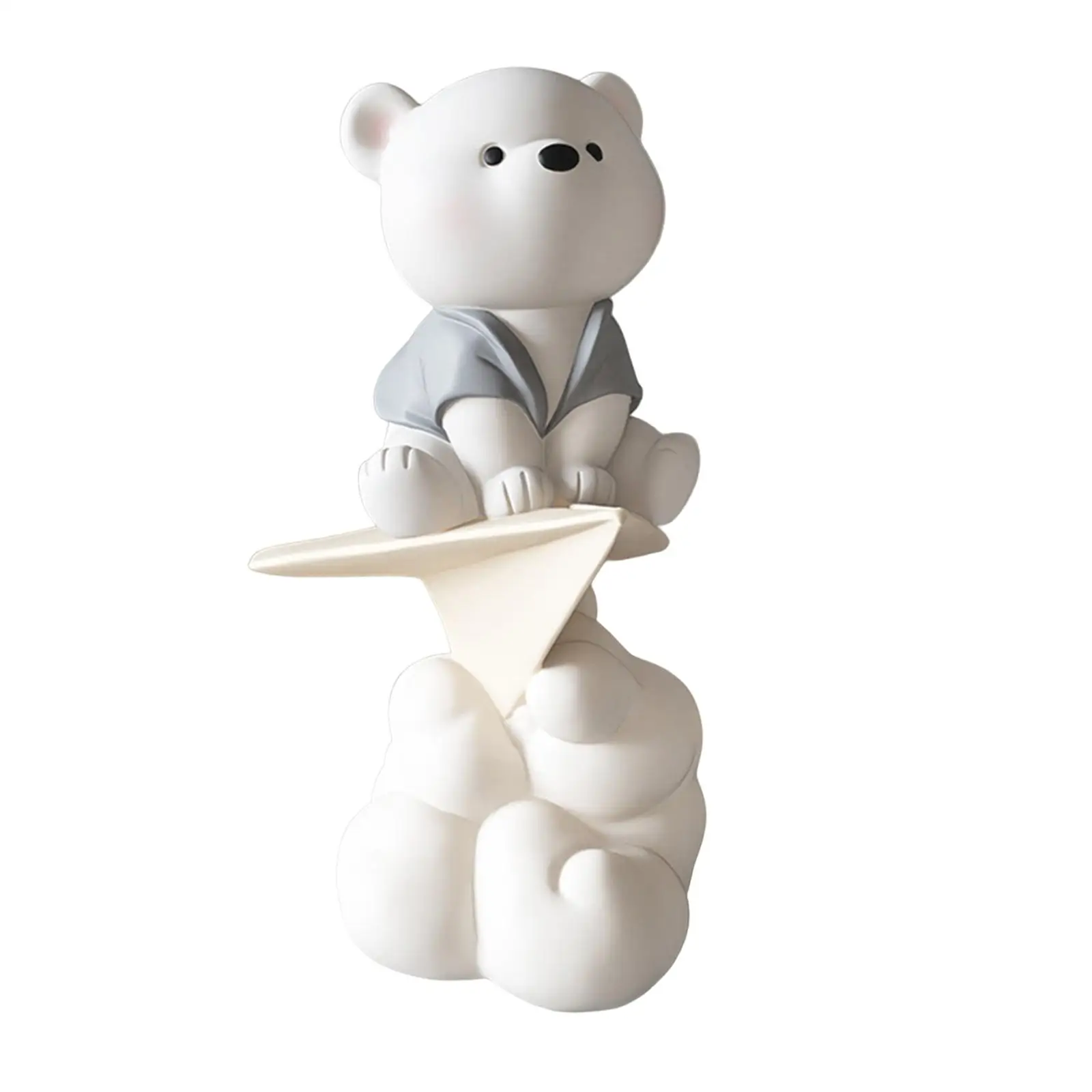 Adorable Bear Statue Ornament Table Versatile Collection Desktop Sculpture for Cabinets Bookshelf Entryway Bedroom Decoration Adorable Bear Statue Ornament Table Versatile Collection Desktop Sculpture for Cabinets Bookshelf Entryway Bedroom Decoration