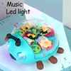 Electric Music with Light Beetle Toys 360° Rotation Walking Cute Interactive Sound Toy Early Education Toys for Kids Baby Childs 1