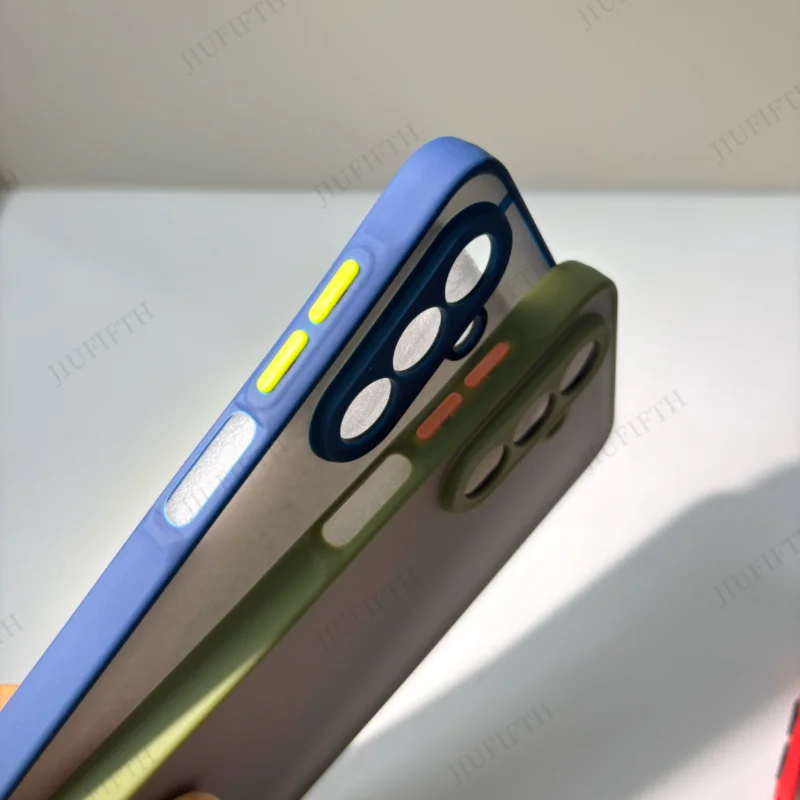 Matte Armor Phone Case with Simple Frame Design
