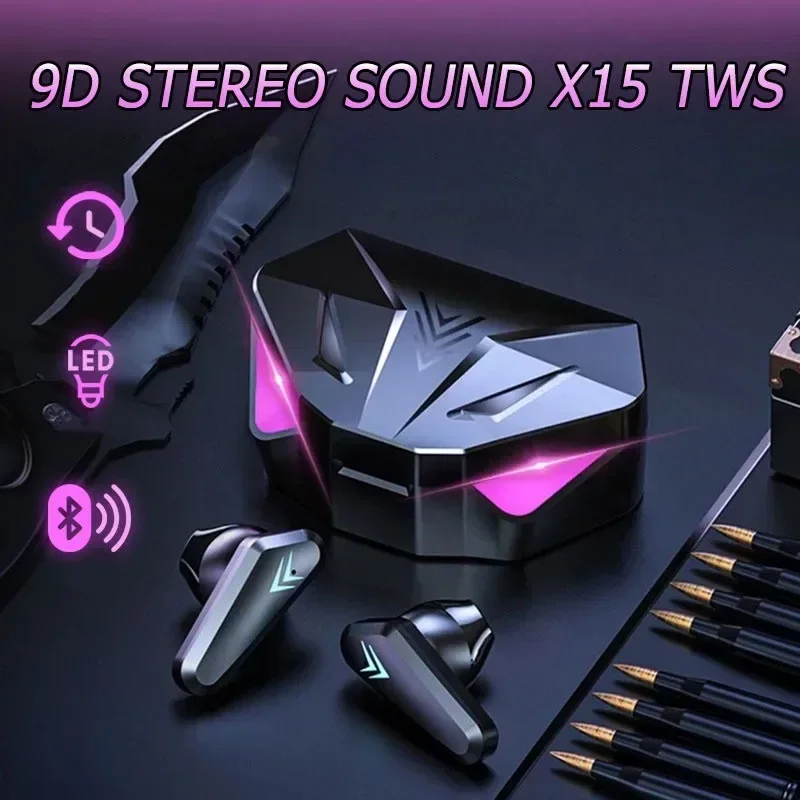TWS ̹ ̾   ̾, ũ ̽   Ŵ, ̸ӿ 9D ׷  HiFi , X15