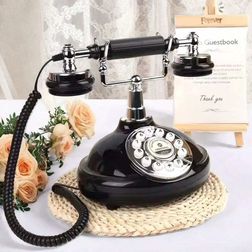 Audio Guest Book Wedding Phone Vintage Style Message Voicemail for Party Birthdays