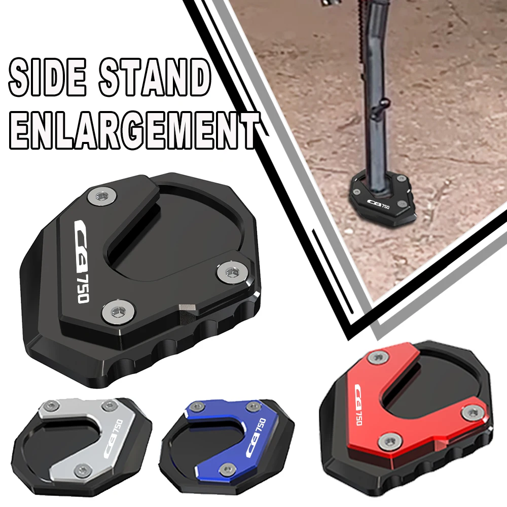 

FOR HONDA CB750 HORNET CB 750 Hornet 2023 2024 Motorcycle Accessories Side Stand Enlarger Foot Pegs Plate Kickstand Extender