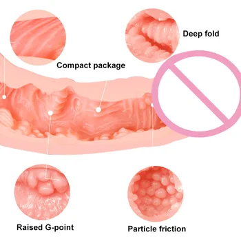 Realistic Dildo Masturbation Soft Stick Sex Toys For Men Anal Plug Dick Male Masturbator Vagina Pocket Pussy Sex Products 5