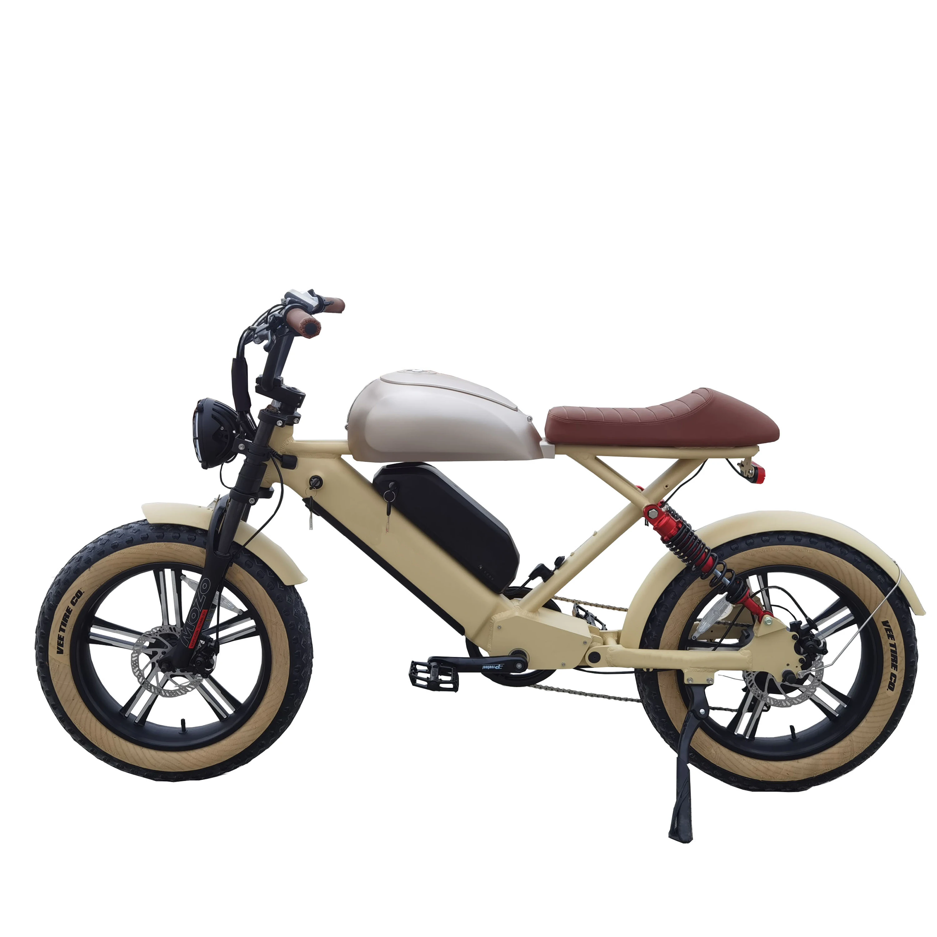 

China three batteries ebike city bicycle urban 20 inch 48v 500w and 750w Bafang Motor fat tyre electric dirt e bike