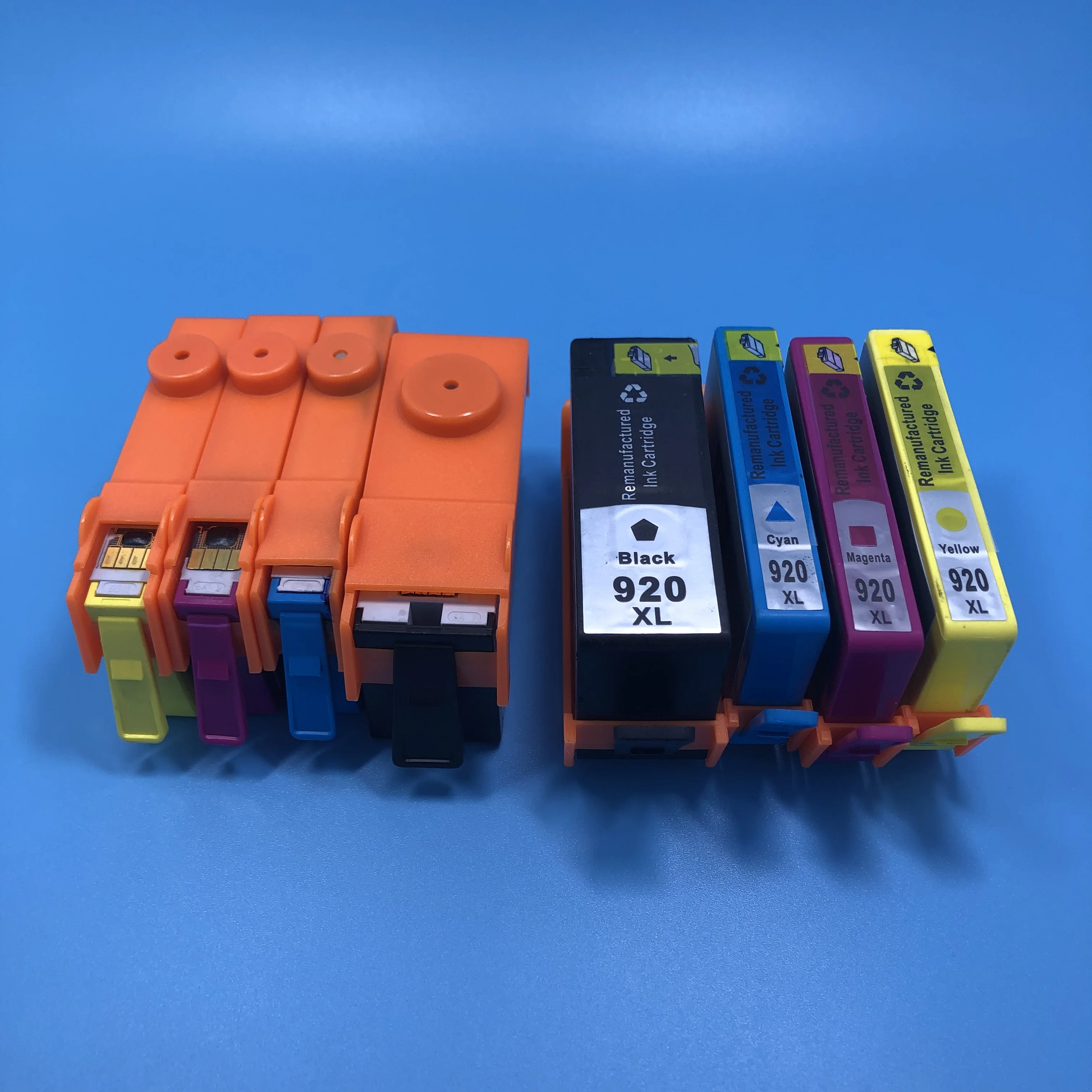 4 вида цветов Восстановленный картридж для HP 920 920XL для принтера HP Officejet 6000 6500 6500A Plus