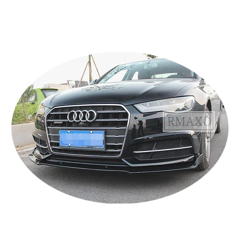 

Защитный диффузор для заднего бампера Audi A6 ABS 2017-2019, комплект для корпуса Audi A6, бампер, задняя лопата, задний спойлер