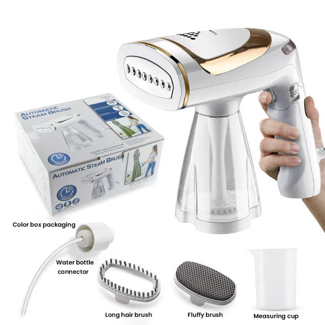 Dampfglätter für Kleidung, 250 ml Hand-Dampfglätter mit Keramik-Bügelbrett, Dampfbügeleisen zum Entfernen von Falten in Kleidungsstücken und Stoffen_voghion.com