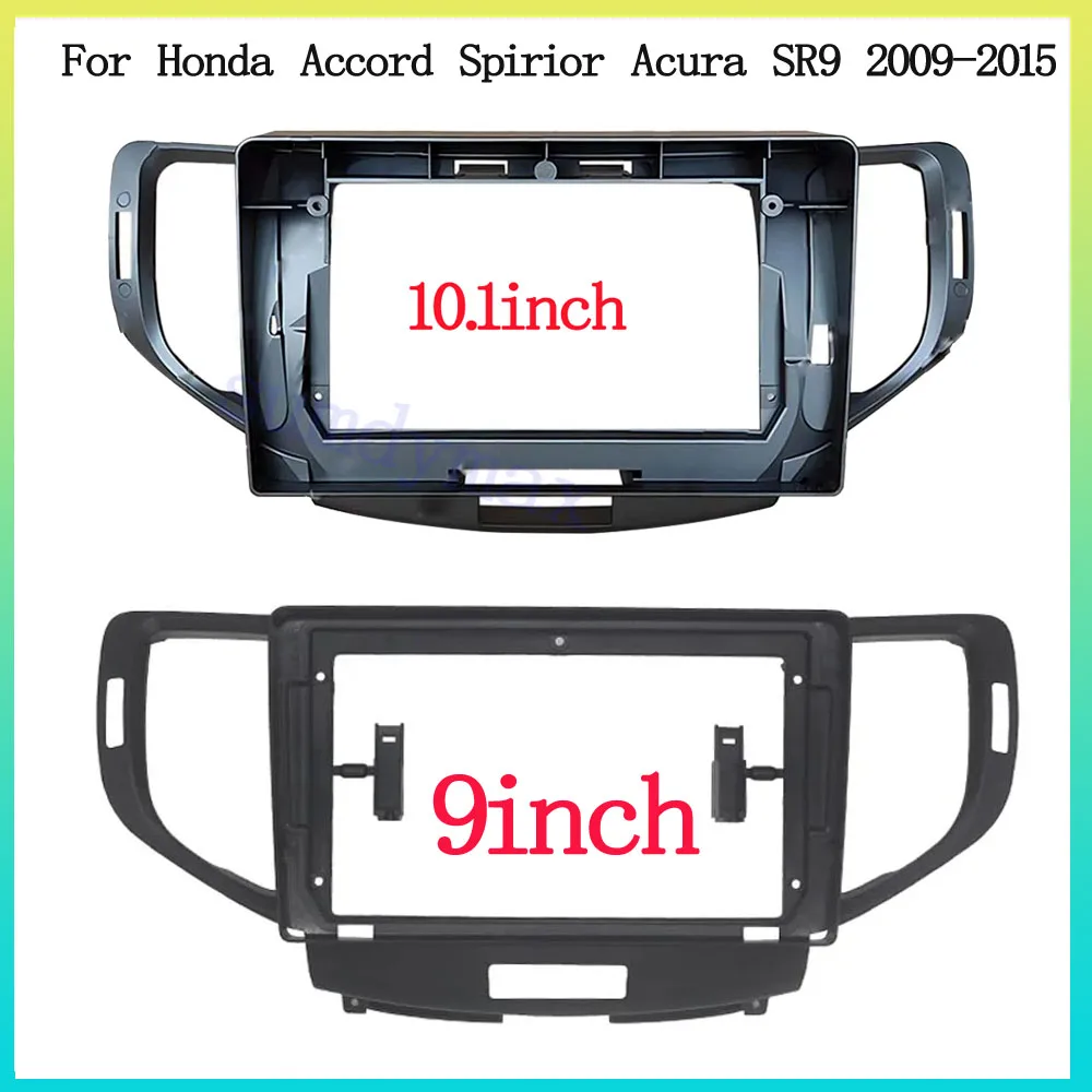 

2din Car Radio Fascia for Honda Accord_EU Acura SR9 DVD Stereo Frame Plate Adapter Mounting Dash Installation Bezel Trim Kit