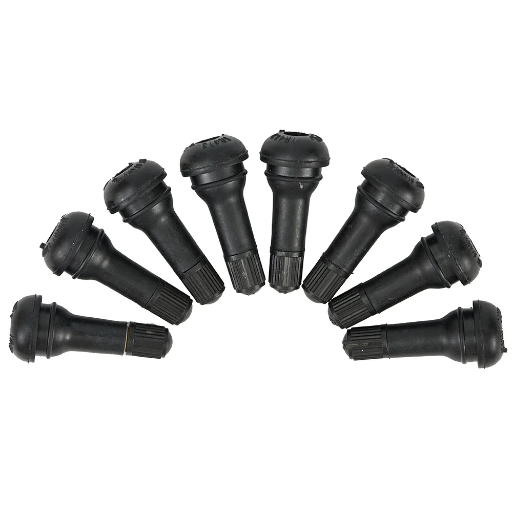 

10Pcs TR413 Snap In Type Rubber Tire Valve Cap Car Truck Tubeless Tyre Valve Stem Cover High Quality Car Accessories