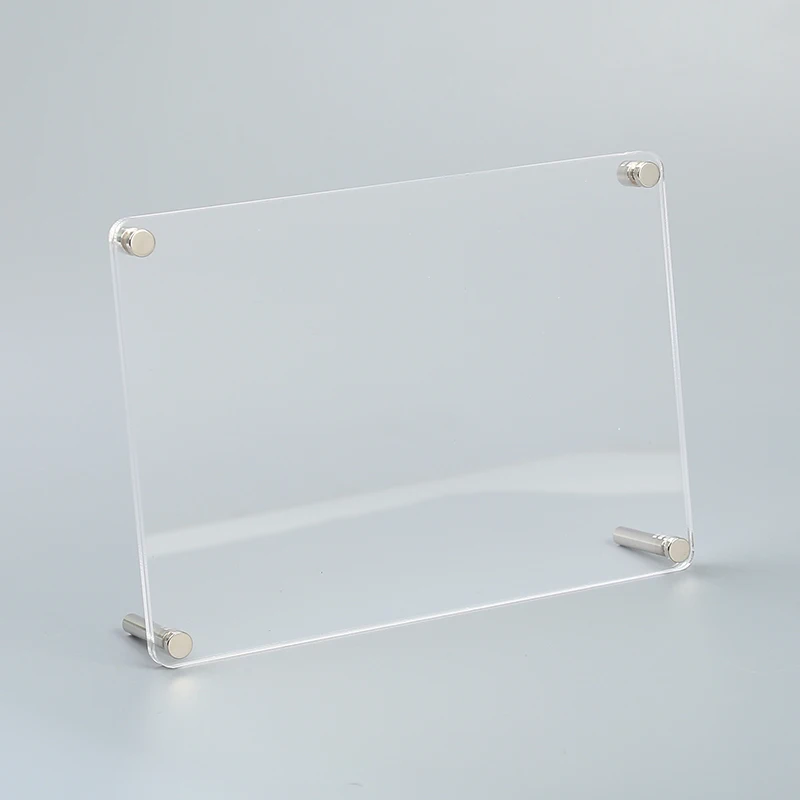 Acrylic Photo Frame Display Holder Desktop Decoration
