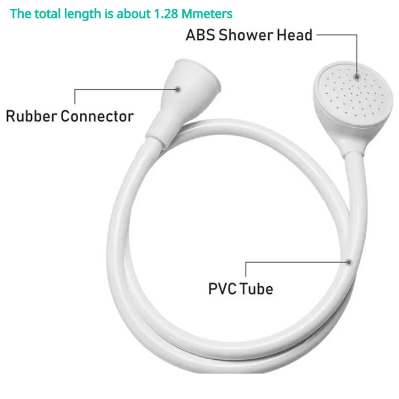 Portable Universal Faucet Extenders Shower Head Simple Washing Sprayer Hair Cleaning for People Pets Bathroom Shower Accessories bath showerhead