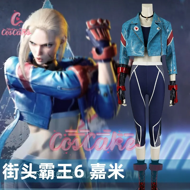 Street Fighter 6 Cos Cammy White Cosplay Game Anime Abbigliamento Femminile