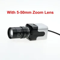 Ultra HD 16MP USB Camera,IMX298,16 MegaPixel  Mini Box Webcam,  With Varifocal CS Lens 5-50mm 2.8-12mm,Plug And Play,4656X3496 - Image 2