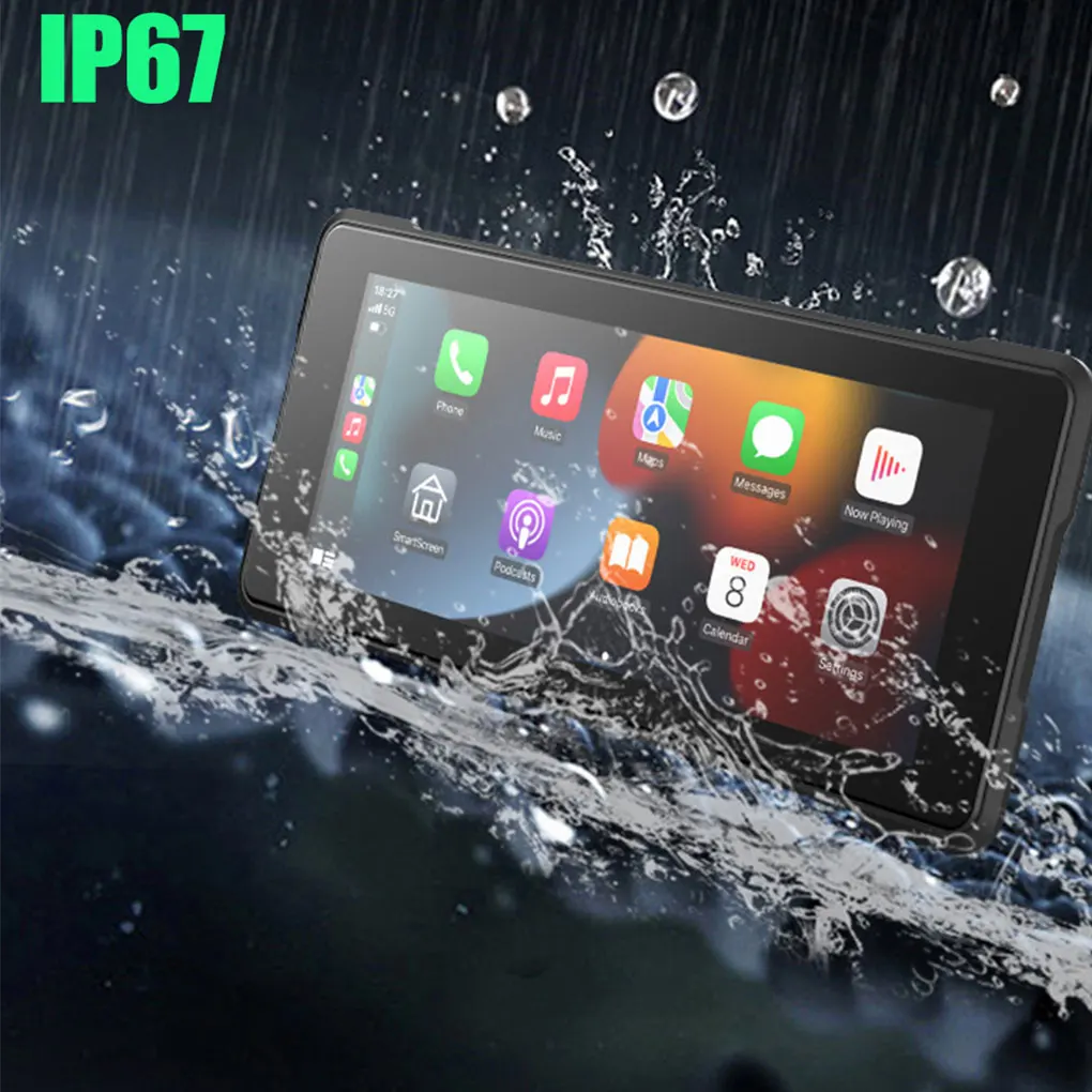 Motorcycle DVR Dash Cam IPS Touch Screen Dual 1080P Waterproof Moto Camera WiFi GPS Dash Cam Front Rear Driving Video Recorder