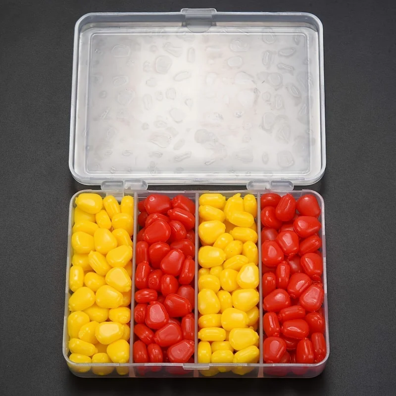 200 appâts souples saveur maïs - Leurres flottants pour carpe avec boîte de rangement pratique
