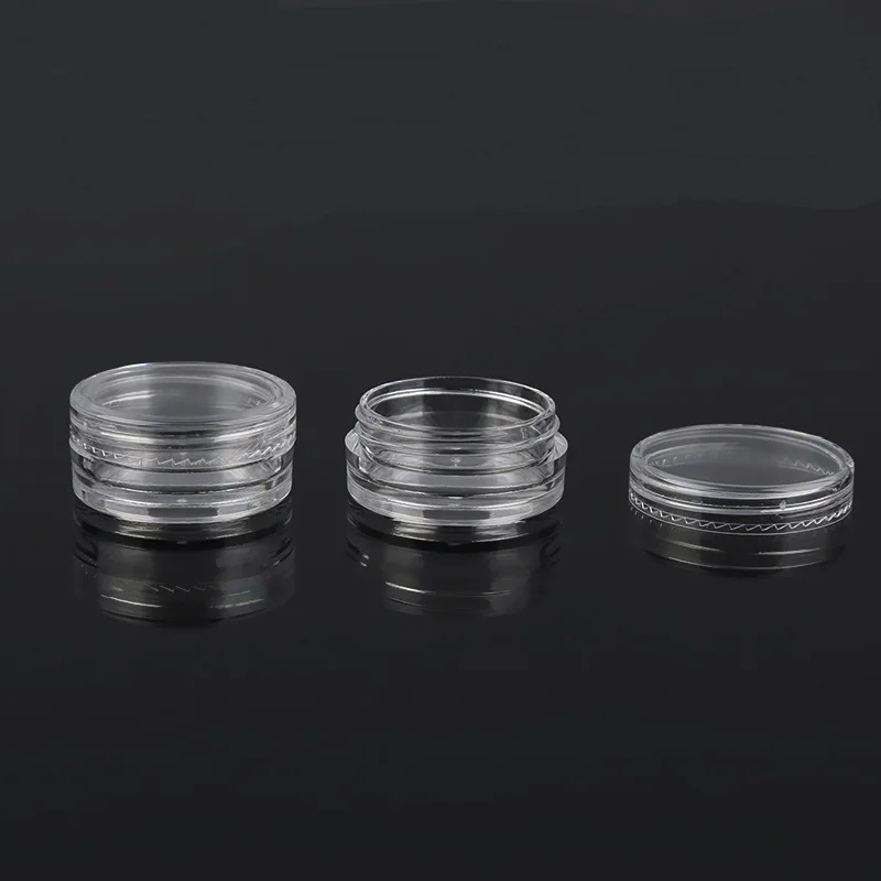 10/20/30/50pcs Refillable Empty Plastic Bottle Make Up Cream Jar Small Round Cosmetic Container Jars Portable Makeup Organizers makeup organizer makeup storage box cosmetic storage box