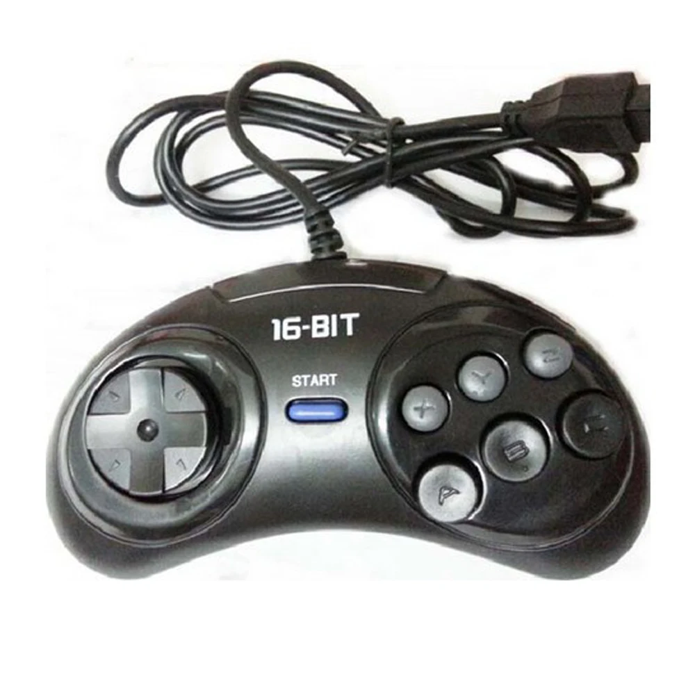 

Игровой контроллер для 16-битного геймпада SEGA Genesis, SEGA MD, 10 шт.
