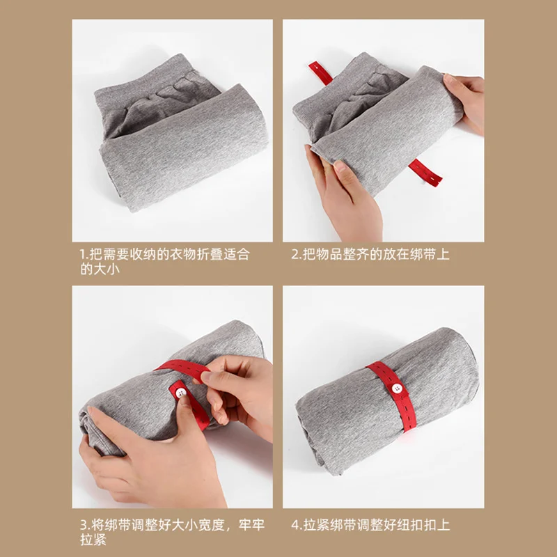 단추 구멍 탄성 밴드 33/25cm 의류용 탄성 밴드, 접이식 보관 밴드 Lala 롤 DIY 바느질 바지 액세서리, 1000 개