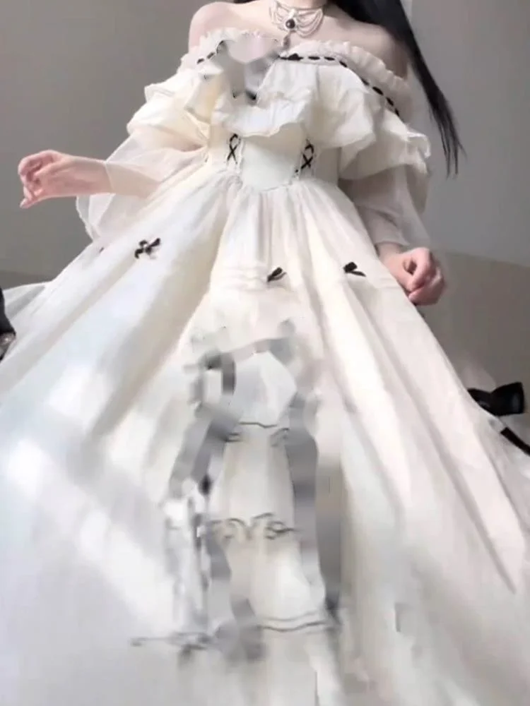 فستان لوليتا الأنيق والجميل بلون الفتاة، فستان لول...