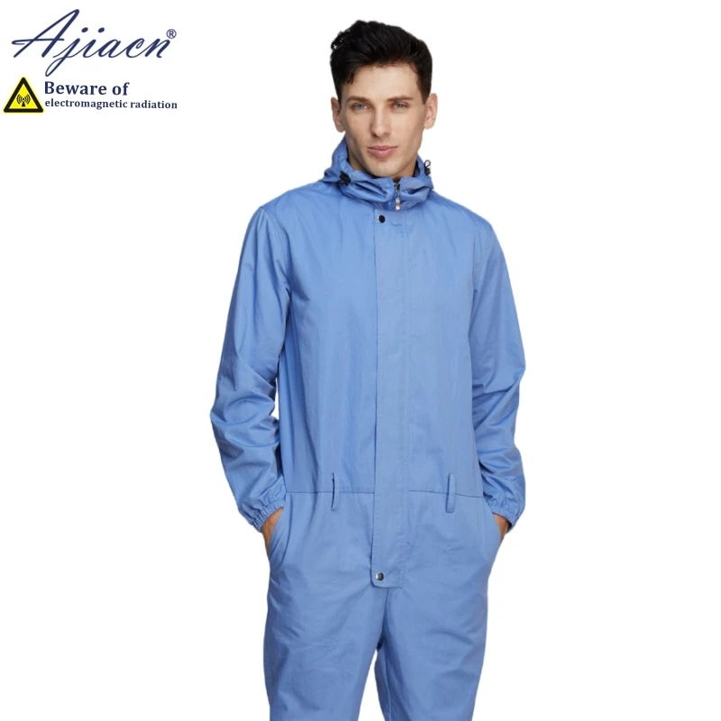 Anti-radiation coveralls EMC laboratory, Electrical equipment room Electromagnetic radiation shielding clothing