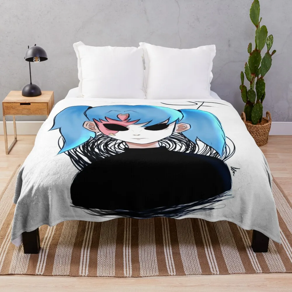 

Sally Face Throw Blanket cosplay anime Bed For Sofa Thin Sofa Blankets