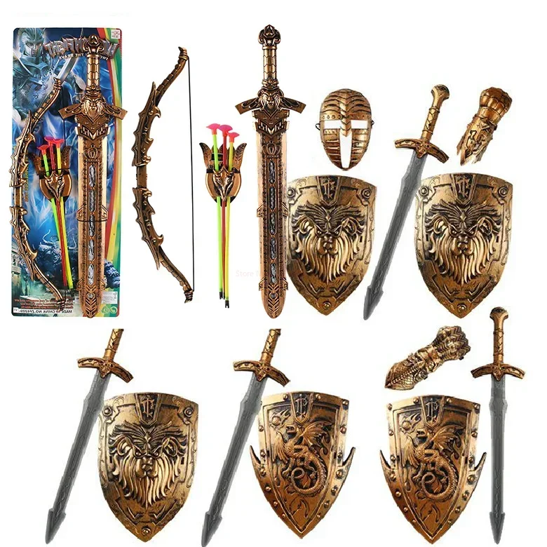 Cosplay Sword Cosplay Toy Cosplay Shield Cosplay Prop Children Weapon Shield Sword Hand Stage Performance Accessories